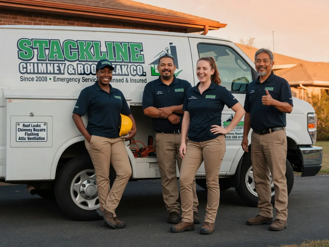 Chimney flashing repair company in Bluff Springs, IL